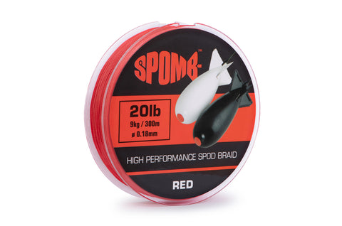 Fox Spomb braid 300m 9kg / 20lb 0.18mm RED