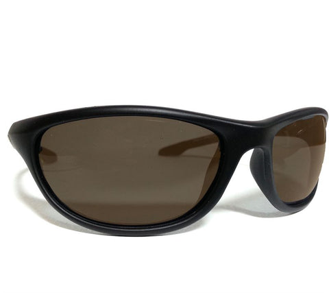 Wychwood Sunglasses black wrap around Brown Or Grey lens