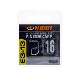 MIDDY 63-13 Finesse Carp Spade Hooks (10pc pkt)