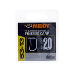 MIDDY 63-13 Finesse Carp Spade Hooks (10pc pkt)