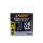 MIDDY 63-13 Finesse Carp Spade Hooks (10pc pkt)