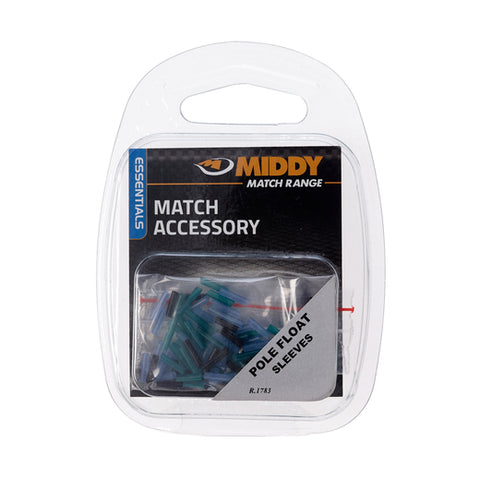 MIDDY Pre-Cut Pole Float Silicone Sleeves (80pc pkt)