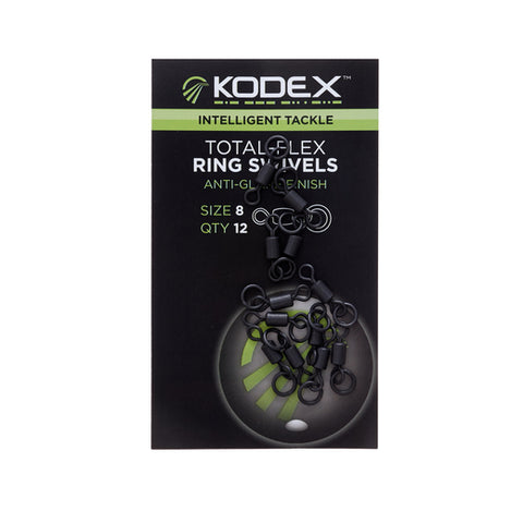 KODEX Total-Flex Ring Swivel No8 (12pc pkt)