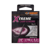 MIDDY Xtreme Carp Strong 93-13 Barbless Hooks-to-Nylon (9pc pkt)