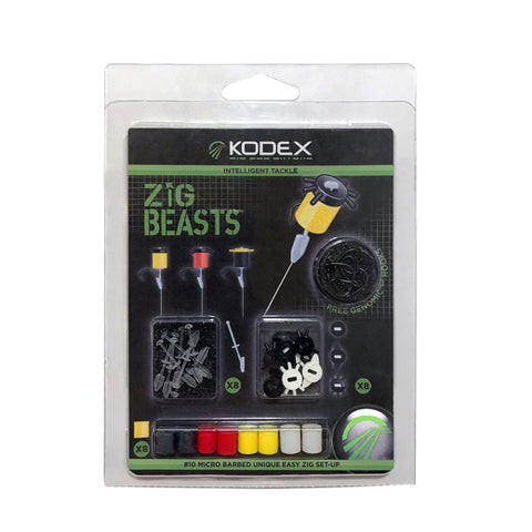 KODEX Zig Beasts 10s Micro-Barb Kit pack