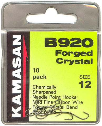 Kamasan B920 Spade End Forged Crystal Barbed Hooks