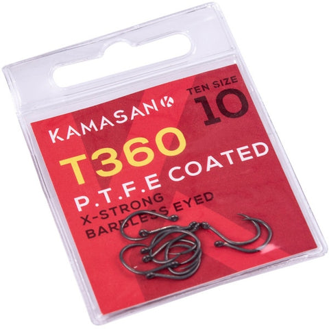 Kamasan T360 Eyed Barbless Circle Hooks