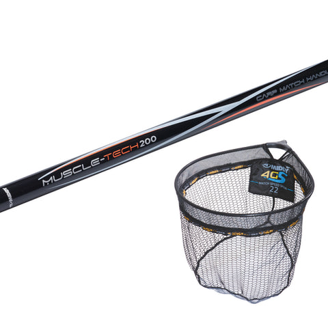 MIDDY Landing Net & Handle Combo: Competition Elite (2m + 22")