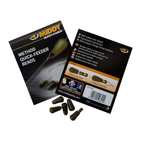 MIDDY Method Feeder Quick-Beads (6pc pkt)