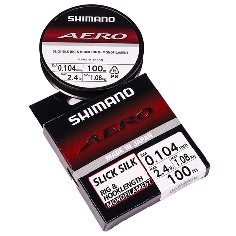 Shimano Aero Slick Silk Rig/Hooklength 100m