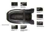 Carp Spirit BLACK BOAT ONE - 230