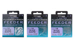 DRENNAN 1 METRE FLUOROCARBON FEEDER WIDE GAPE BARBED HOOKLENGTHS