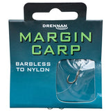 Drennan Margin Carp Barbless Hooks To Nylon