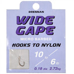 Drennan Wide Gape Hook To Nylon