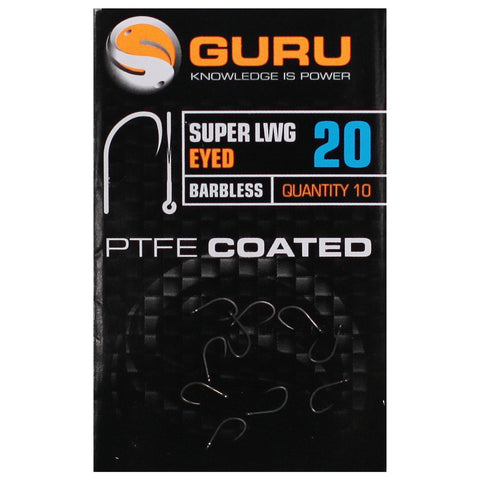 Guru Super LWG Barbless Eyed Hooks