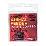 Kamasan Animal PTFE Coated Eyed Barbless Feeder Hooks