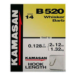 Kamasan B520 Barbed Hooks To Nylon