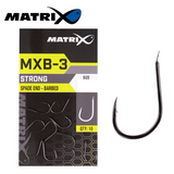 Matrix MXB 3 Barbed Spade End Black Nickel Hooks 10pcs