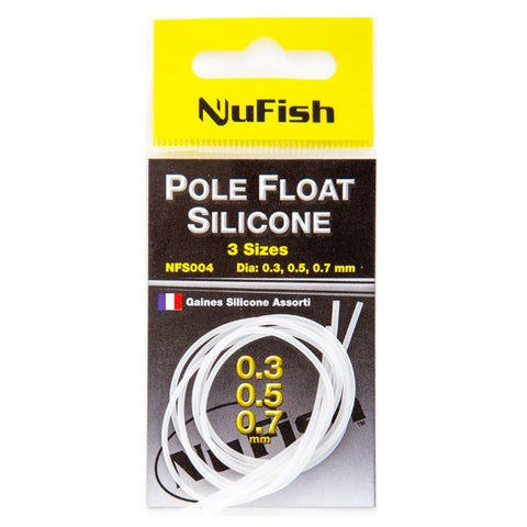 NuFish Pole Float Silicone 3 Sizes 0.3/0.5/0.7mm