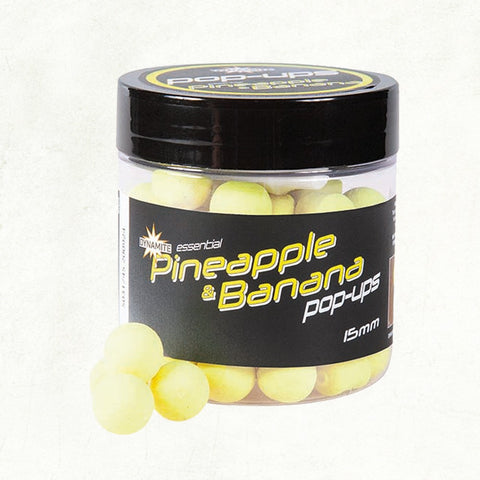 Dynamite Baits Fluro Pop Ups Pineapple & Banana 15mm