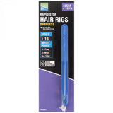 Preston KKM-B Rapid Stop Hair Rigs Hooklengths (10cm 4") Barbless