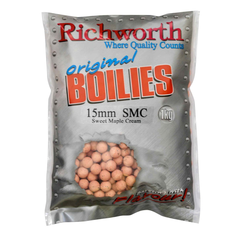 Richworth Pop Up Boilies 15mm Carp Coarse Fishing All Flavours