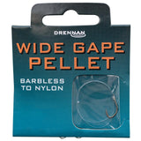 Drennan Wide Gape Pellet Hook to Nylon