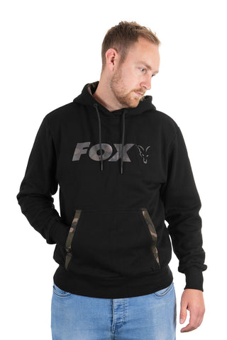 Fox Black / Camo Print Hoody 