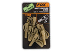 Fox Edges Size 7 lead clip + pegs trans khaki