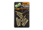 Fox Edges Size 7 lead clip tail rubbers trans khaki