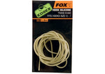 Fox Edges Hook Silicone Trans Khaki Fits Hooks Size 10-7 1.5m