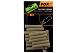 Fox Edges Silicone sleeves 3mm x 25mm x 15pcs trans khaki