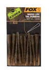 Fox Edges Camo Naked Line tail rubbers size 10 x 10