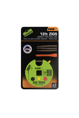 FOX Edges Zig Rigs Size 8 12lb