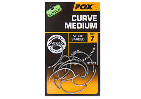 Fox Arma Point Curve Medium Micro Barbed Hooks