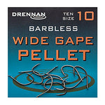 Drennan Barbless Wide Gape Pellet Hooks