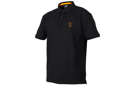 Fox collection Black / Orange polo shirt 
