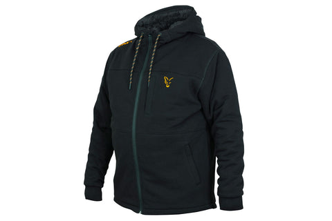 Fox collection Black / Orange Sherpa hoodie 