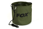 Fox Collapsable Large water bucket inc rope/clip