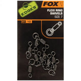 Fox Edges Flexi Ring Swivel x 10