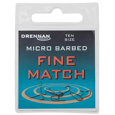 Drennan Micro Barbed Fine Match Hooks