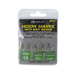 KORUM BARBLESS HOOK HAIRS WITH BAIT BANDS