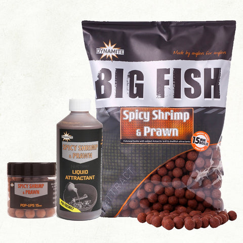 Dynamite Baits Spicy Shrimp & Prawn Boilies
