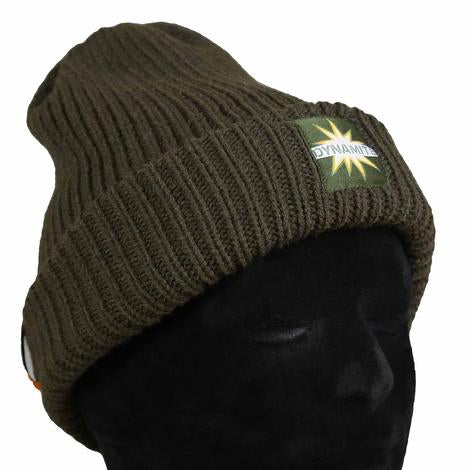 Dynamite Baits Woolly Hats Chunky Knit Olive